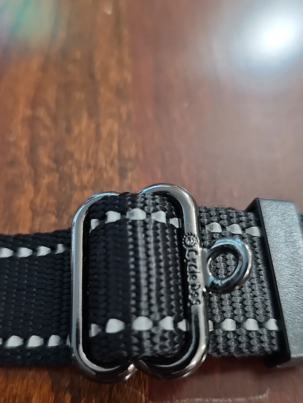 Max & Neo Black Stainless Steel Martingale Dog Collar
